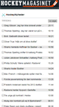 Mobile Screenshot of hockeymagasinet.dk